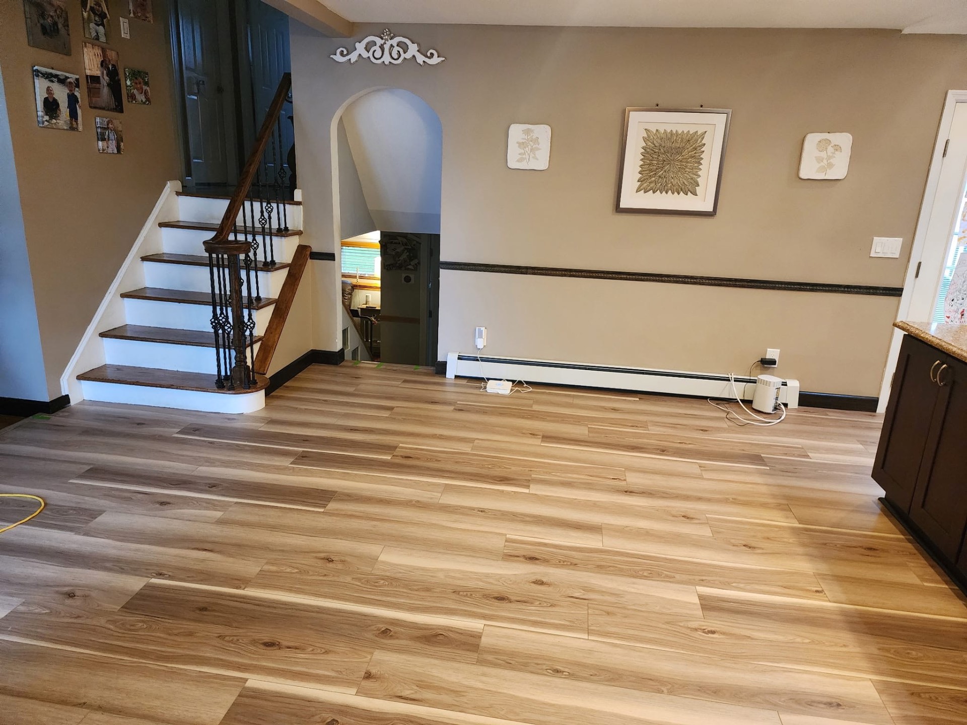 Entry & hallway transformation after